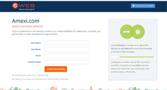 Desktop Screenshot of amexi.com