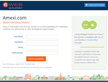 Tablet Screenshot of amexi.com